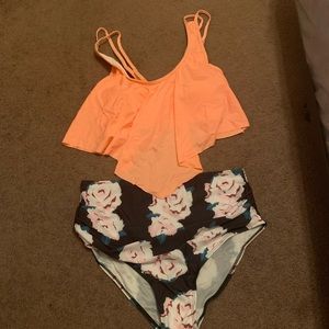 Two Piece High Waisted Swimsuit